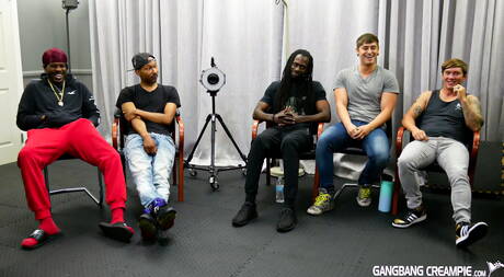 Gangbang Creampie are excited to present you with a picture gallery showcasing Kitt Lacey, Scotty P, Solo, Kris Kixxx in banged hard scene